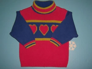 Suéter Gymboree DE COLECCIÓN "ASPEN ADVENTURE"...PEQUEÑO...ETIQUETA ARCO IRIS...INVIERNO 1997 - Imagen 1 de 3
