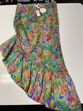 NWT! Anthropologie Hope For Flowers Asymmetrical Slim Floral Midi Skirt (Size: L