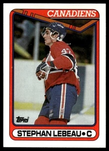 1990-91 Topps Stephan Lebeau RC Montreal Canadiens #388 - Picture 1 of 2