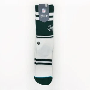 Stance New York Jets Logo Crew Socks Mens Large NFL Football Fan Gear Gift - Picture 1 of 6