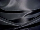 18Y Kravet Lee Jofa Solid Onyx Black Faux Silk Drapery Upholstery Fabric