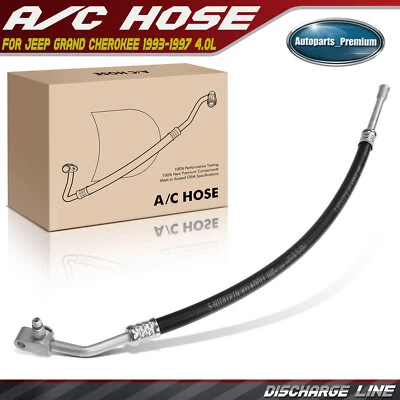 A/C Refrigerant Hose w/ Discharge Line for Jeep Grand Cherokee 1993-1997 L6 4.0L - Image 1 of 4