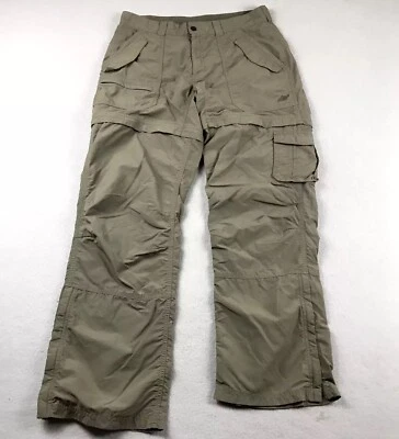 Eastern Mountain Sports Pants Womens 6 Regular Green Nylon Removable Legs Cargo - Image 1 of 4