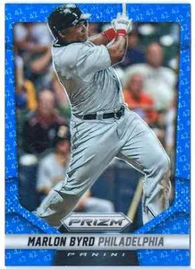 2014 Panini Prizm Baseball Marlon Byrd Blue 42 Parallel /42 Phillies - Foto 1 di 2