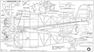 Mercury Monocoupe L-7A 64" version plans - Picture 1 of 2