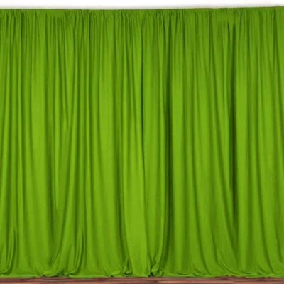 Polyester Backdrop Drapes Curtains Panels w/ Rod Pockets-Wedding Ceremony Party - Image 1 of 3
