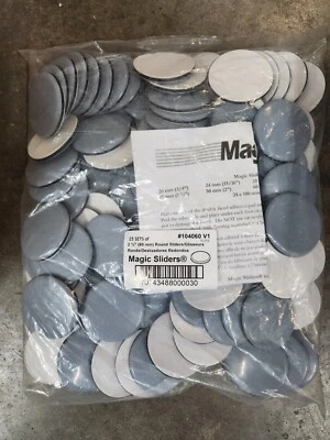 100 Magic Sliders 2-3/8 In. 25 sets of 4 Round Furniture Glide 4060 - Image 1 of 2
