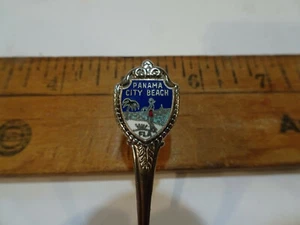 Vintage  Collector Spoon  Panama City Beach Fla    NICE!! - Picture 1 of 3