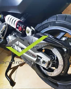 KYMCO AK550 MOS FINAL DRIVE UPPER COVER CARBON - Picture 1 of 12