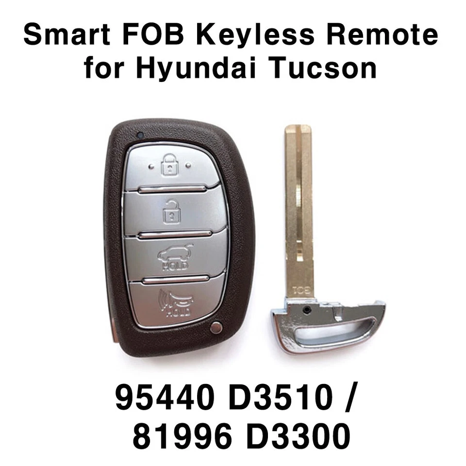Controle remoto de entrada sem chave Smart FOB fabricante de equipamento original chave em branco 95440D3510 para Hyundai Tucson 2018+ - Imagem 1 de 1