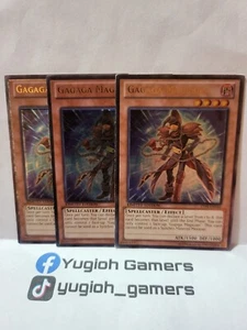 Yu-Gi-Oh Gagaga Magician X3 ZTIN Edición Limitada Ultimate Raro Luz Jugada - Imagen 1 de 1