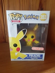 Pokemon Pikachu #353 Funko Pop Vinyl Figure Target US Exclusive Sticker w Box - Bild 1 von 5