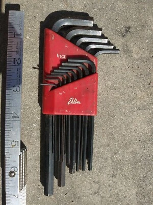 Eklind  13pc. SAE Allen Hex Key Wrench Set. Excellent - Image 1 of 2