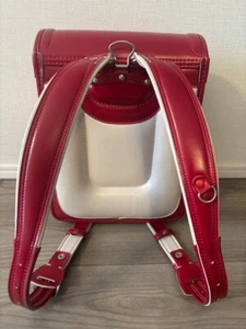 Randoseru Tsuchiya Kaban Red Japanese Kid's School Bag Backpack Japan Used Good - Picture 1 of 16