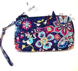 Disney Vera Bradley Wristlet Wallet Sensational Six Paisley Daisy Duck EXACT NEW - Picture 1 of 11