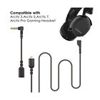 Replacement Sound Card Audio Cable for Steelseries Arctis 3 5 7 Headphone Au BAZ