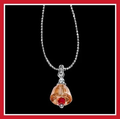 Collar Colgante Brighton Christmas Belle Bell Cristal JM2033 $48 NUEVO CON ETIQUETAS Foto 1 de 3