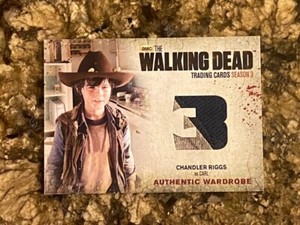 Walking Dead Season 3 Part One Chandler Riggs as Carl Wardrobe Card M10 VARIANT