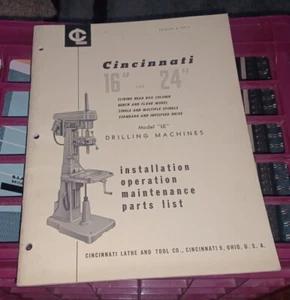 CINCINNATI LATHE TOOL COMPANY ROYAL 16/24" DRILLING Machines LE CATALOG D-139-2 - Picture 1 of 1