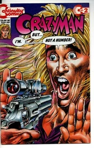 Crazyman #2 Continuity Comics 1993 Fine " - Picture 1 of 1