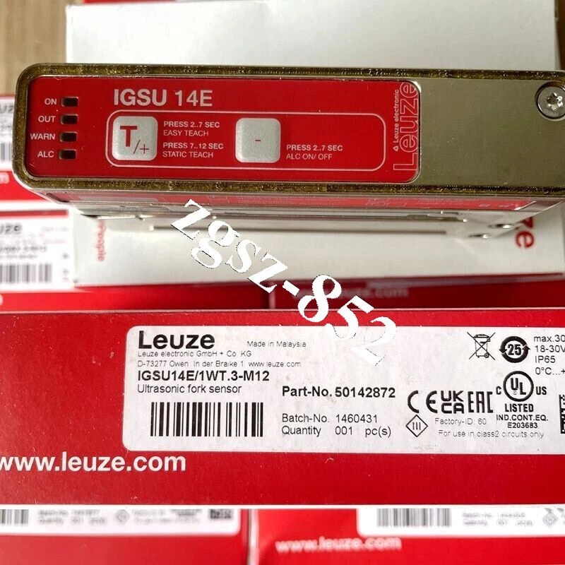 1 PCS LEUZE GSX14E/1WT.3-M12 Slot ultrasonic sensor 50142872 Fast FedEx or DHL - Image 1 of 3