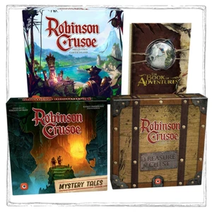 ROBINSON CRUSOE GAMEFOUND COLLECTOR'S ED. w/3 EXPANSIONS + ALL SG's NEW/SEALED! - Picture 1 of 4