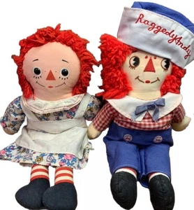 Muñecas Raggedy Ann & Andy de colección 13” I Love You Heart Knickerbocker Wealth Of - Imagen 1 de 17
