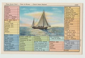 Cómic, tarjeta de ahorro de tiempo, Time is Money - Imagen 1 de 2