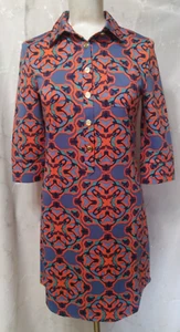 Neu TRACY NEGOSHIAN Größe Extra Small LILY Kleid Blumen Geo leicht - Bild 1 von 4