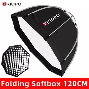 Triopo 120 cm Tableau-Foto Bowens Mount Octagon Umbrella Softbox Schnellinstalla - Bild 1 von 6