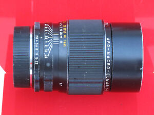 Leica R 100mm f:2.8 APO Macro Elmarit lens with caps, CHEAP US SELLER LQQK