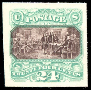 momen: US Stamps #120P4 Plate Proof on Card XF - Picture 1 of 1