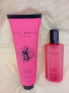L@@K TED BAKER PEONY & CAMELLIA BODY WASH & BODY SPRAY BN. - Picture 1 of 1