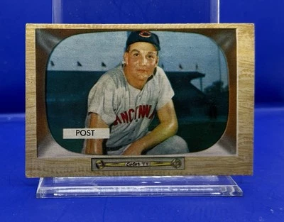 1955 Bowman # 32 Wally Post Cincinnati Redlegs - Image 1 of 2