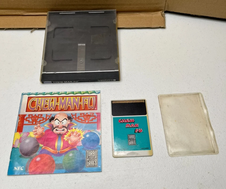 Chew Man Fu TurboGrafx -16 TurboDuo Complete - UNTESTED! - Image 1 of 4