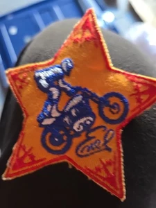 Evel Knievel Motorcycle Embroidered Patch - Picture 1 of 5