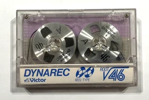 Victor DYNAREC 46 carrete a carrete audio casete cinta en blanco usado Hecho en Japón v2 - Imagen 1 de 6