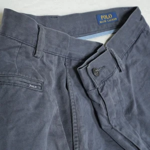 Polo Ralph Lauren Short Men's Sz 31 Navy Blue Classic Fit Casual Chino 9" Inseam - Picture 1 of 9
