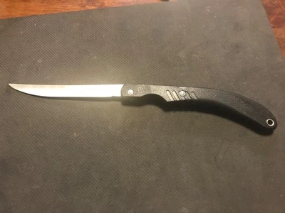 Cuchillo Buck Knives Fishlocker plegable filete negro mango 549 hecho en EE. UU. Foto 1 de 4