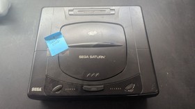 FOR PARTS / REPAIR - SEGA Saturn MK-80000 Black Game Console Only - Needs Laser