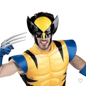 Wolverine Halloween Kostüm Cosplay Maske und Krallen One Size Erwachsene Superheld - Bild 1 von 4