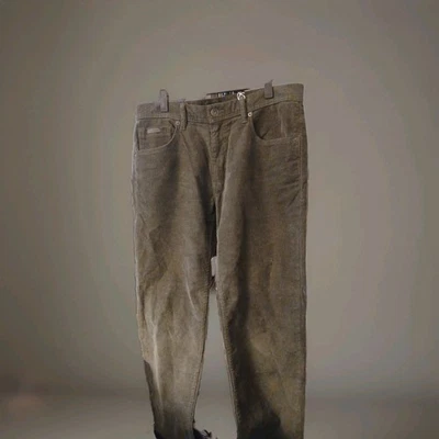 Calvin Klein Jeans Men's 34 x 29 Green Corduroy Relaxed Straight Leg Retro Look - Image 1 of 3