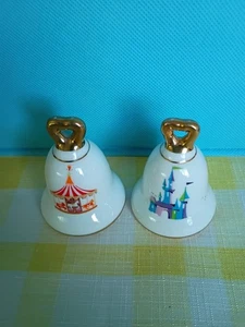 Vintage Disneyland Salz- und Pfefferstreuer Set in Glockenform - wunderschön! - Bild 1 von 5