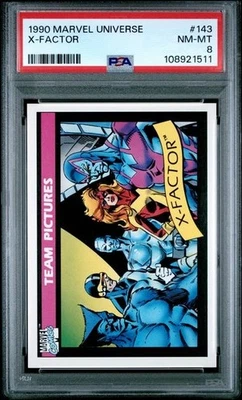 1990 Marvel Universe #143 – X-Factor (PSA 8 NM/MT) - Image 1 of 2