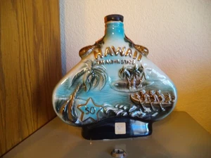 Vintage Jim Beam Decanter - 1959 - Hawaii - 50th State - EMPTY - Picture 1 of 8