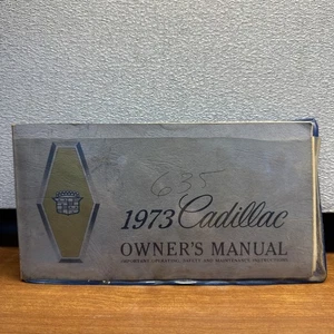 1973 Cadillac Owners Manual User Guide Reference Operator Book Fuses Fluids OEM - Foto 1 di 6