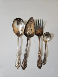 WM Rogers GRAND ELEGANCE versilbertes Besteck Konvolut 4 Teile Servierset - Bild 1 von 7