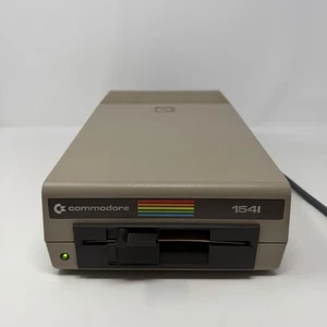 Vintage Commodore 64 Model 1541 Single Drive Floppy Disk - Powers On UNTESTED - Picture 1 of 8