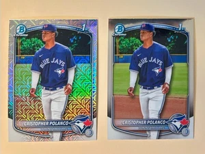 Christopher Polanco 2025 Bowman Chrome Mojo #BCP-162 und Base #BCP-162 - Bild 1 von 2