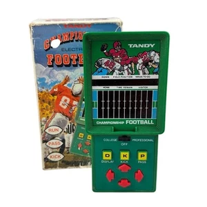 Vintage Tandy Championship Electronic Football Handheld Game with Box Works - Picture 1 of 11